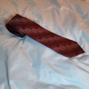 Jones New York 100% Silk Tie Deep Red | Men's OS